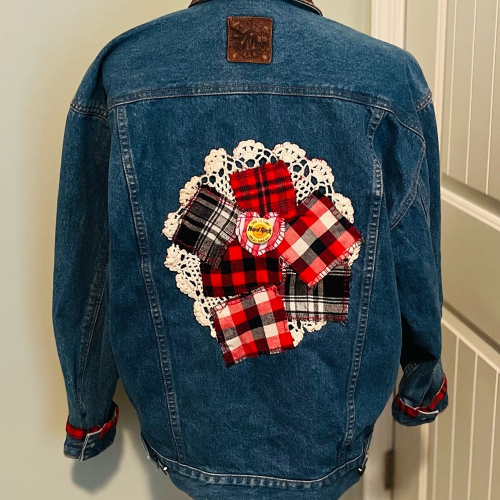 Thrifted reimagined denim jacket
